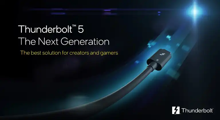 Intel Anuncia Thunderbolt 5: La Próxima Evolución en Transmisión de Datos y Energía