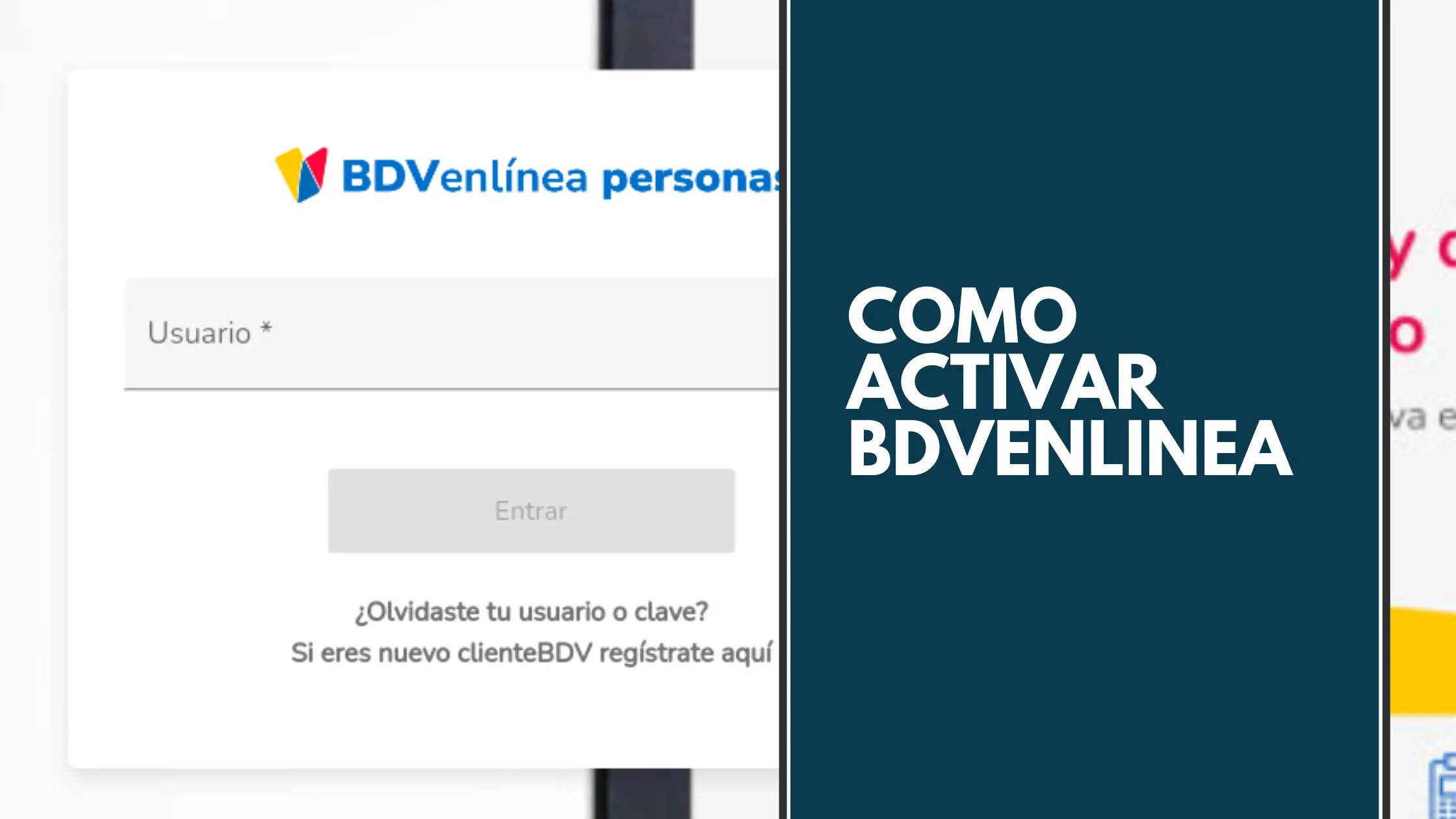 Tutorial: Activa BDVenlínea en 4 Pasos Fáciles con el Banco de Venezuela
