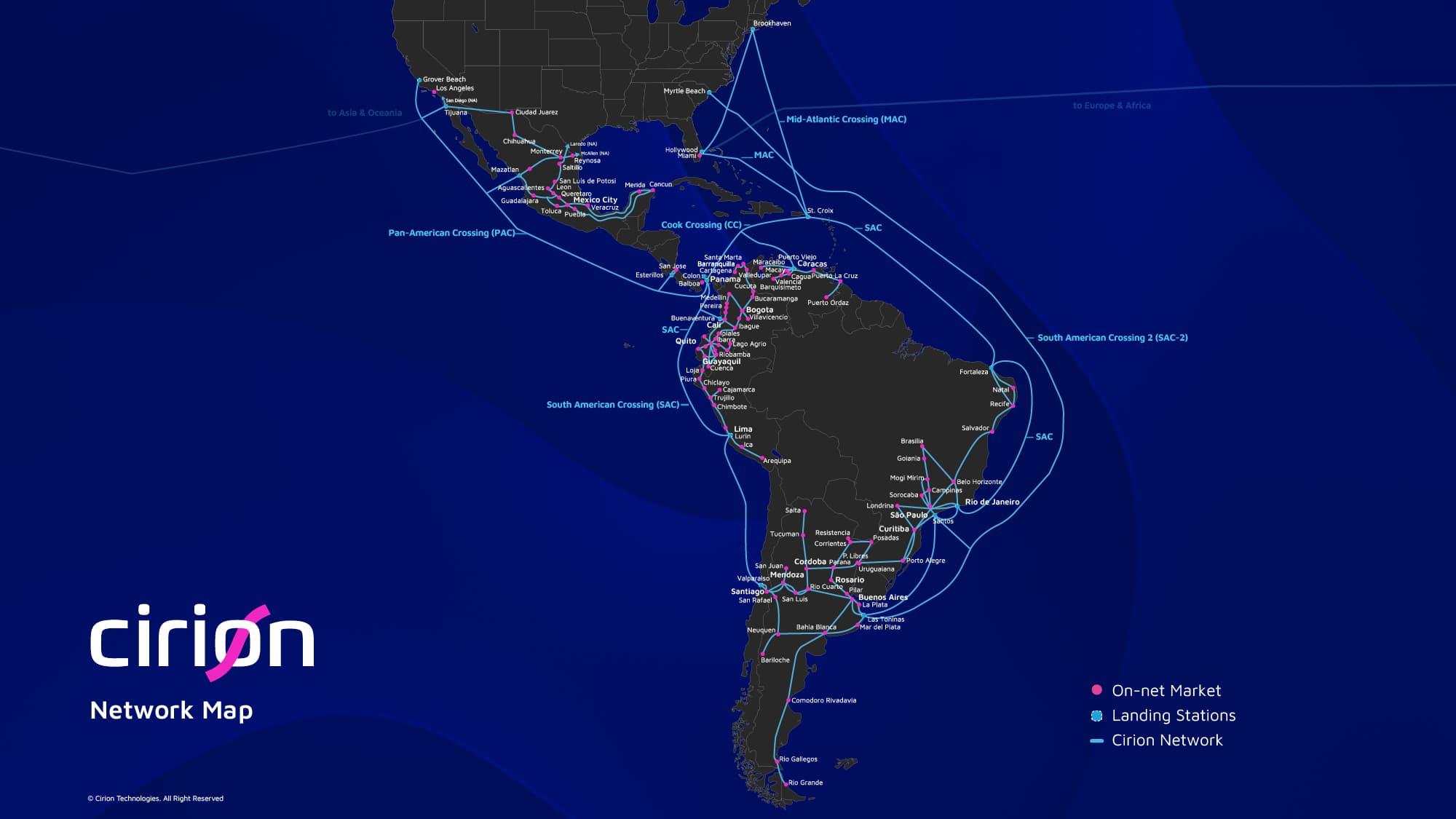 Cirion refuerza su presencia en América Latina con nuevas zonas de acceso, PoPs y mayor capacidad de red