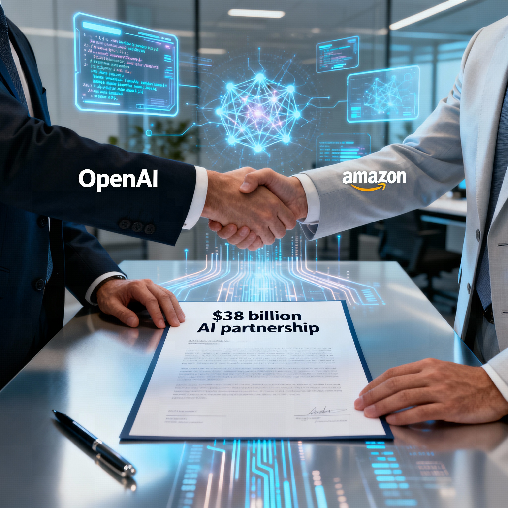 OpenAI firma un acuerdo de $38 mil millones con Amazon para potenciar la próxima generación de IA 1 OpenAI firma un acuerdo de $38 mil millones con Amazon para potenciar la próxima generación de IA